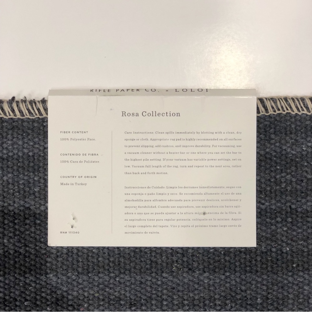 Rifle Paper Co. Runner Rug - Picture 8 of 9